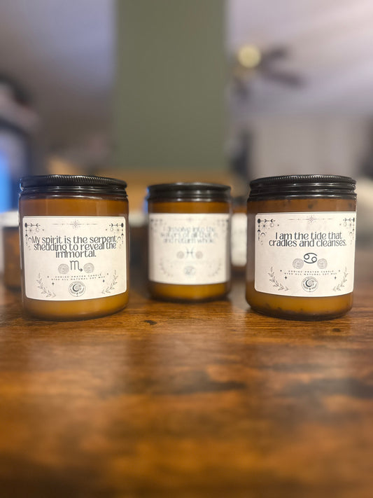 Zodiac Prayer Candle