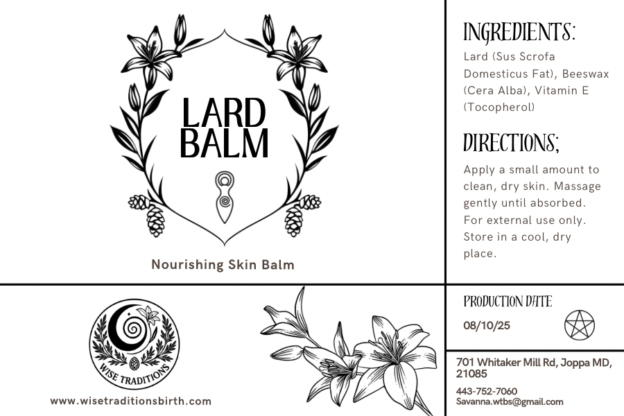 Lard Balm