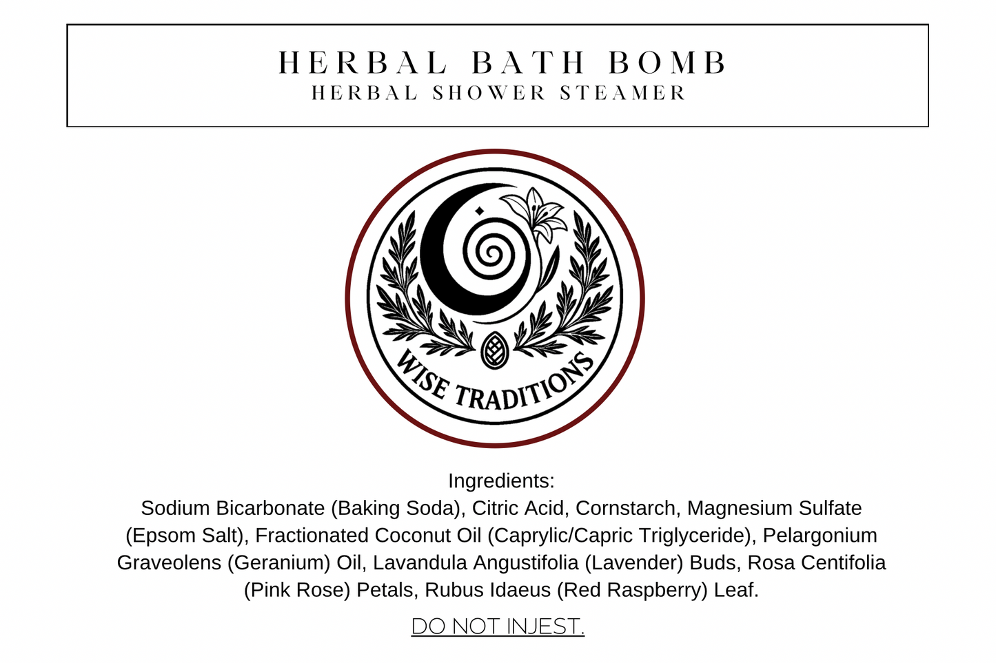 Herbal Bath Bomb