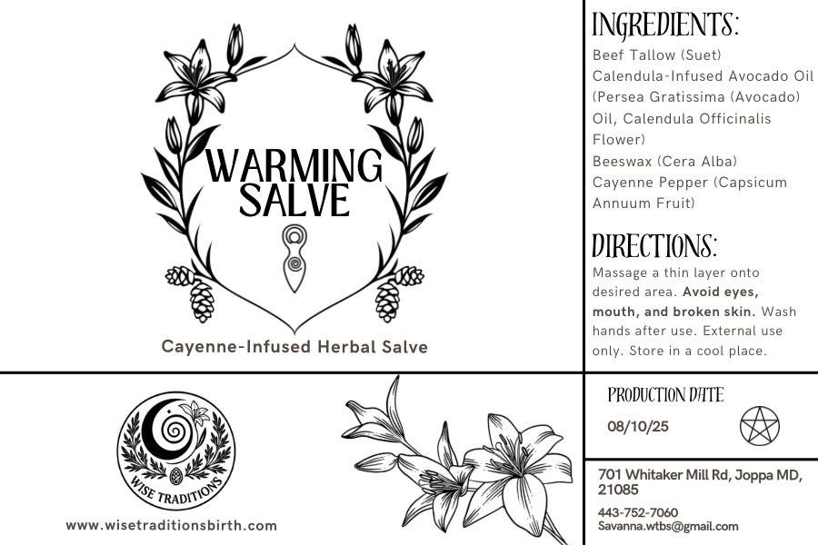 Cayenne Infused Herbal Salve