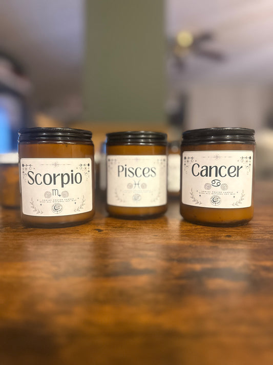 Zodiac Prayer Candle